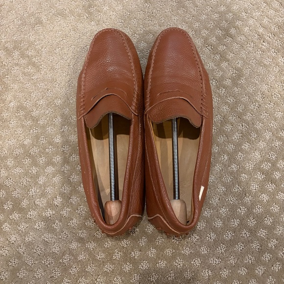 Oliver Cabell Driver Loafer in Woody Pebble Leather (Light Brown) Size 14 Men main image 2